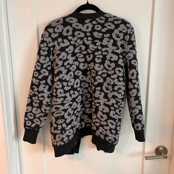 August Silk Open Front Cardigan Sweater Size Small - Picture 2 of 6